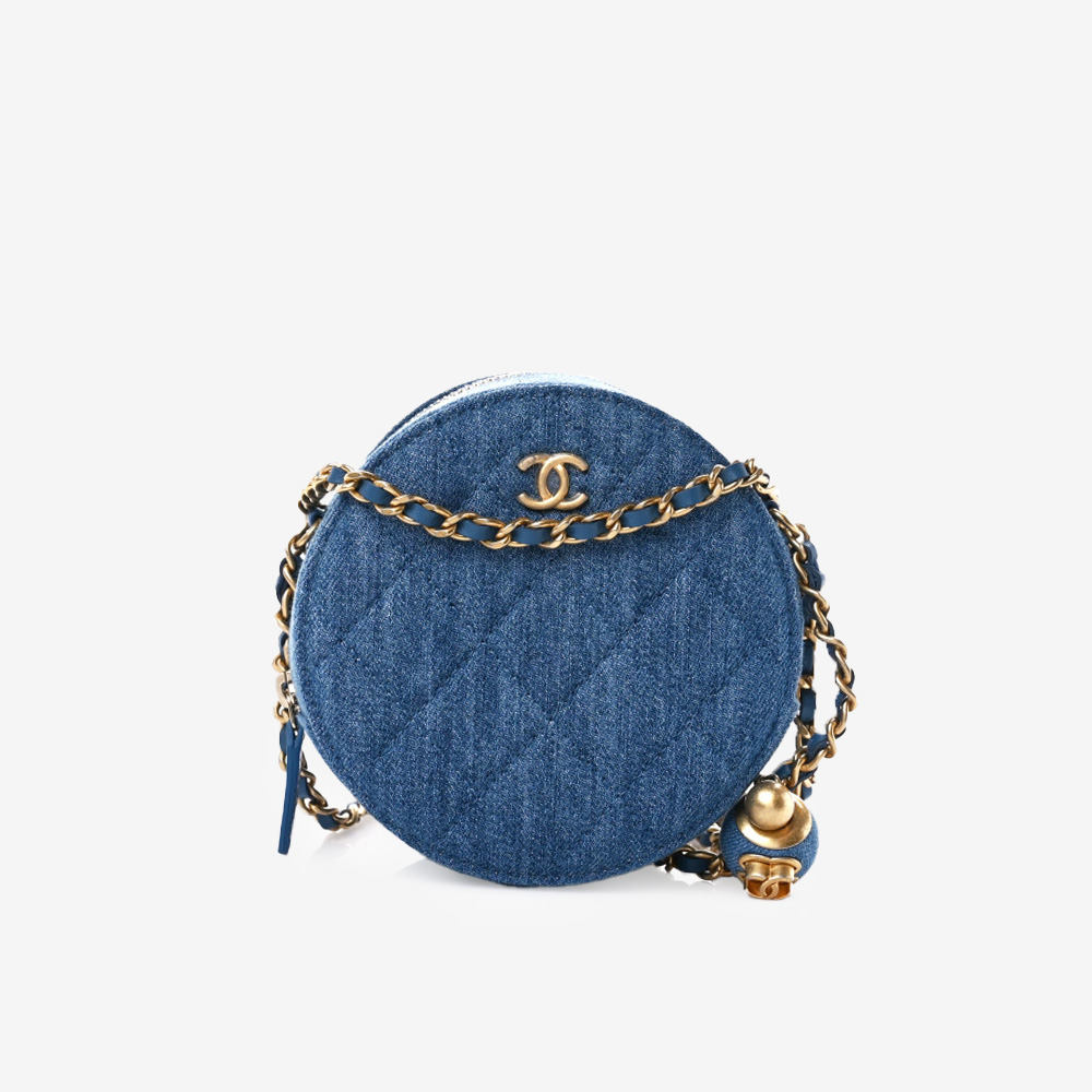 Denim+Round+Clutch